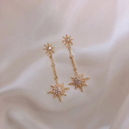 star long earrings