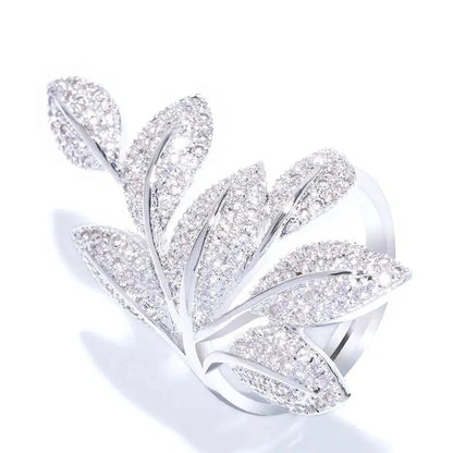 Elegance Leaf ring