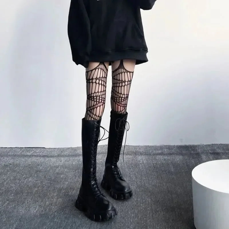 Witchy Vibes Over-Knee Socks